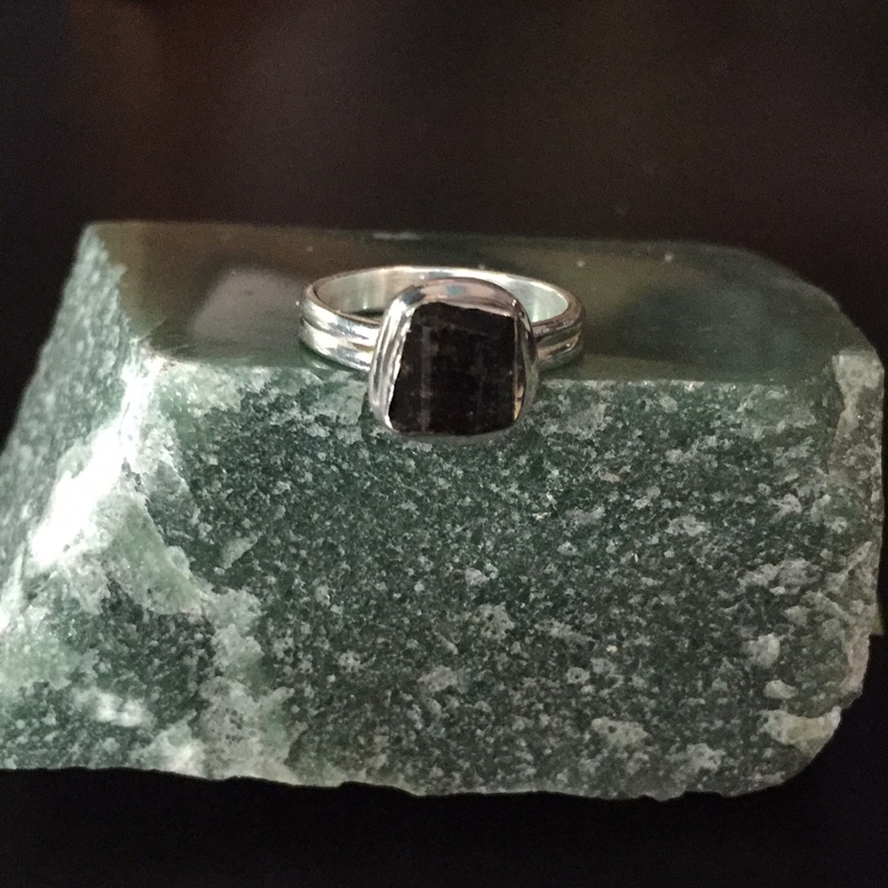 Black Tourmaline Ring